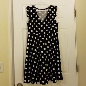 Polka Dot Maternity Dress